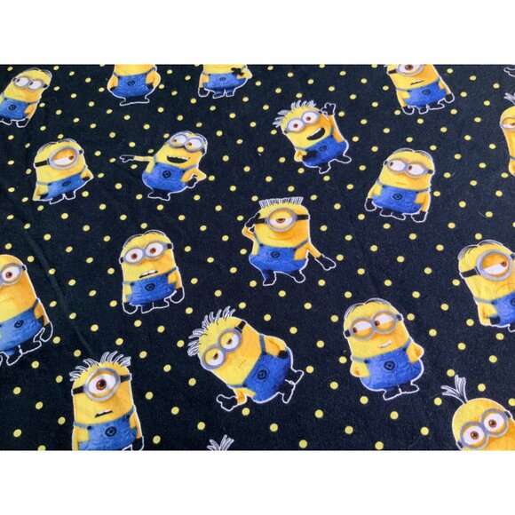 Women's Scrubs Medical Despicable Me Minion All Over Print Black Yellow Size Lg - Picture 6 of 9